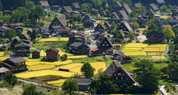 기후 · Shirakawa-go 실제 풍경
