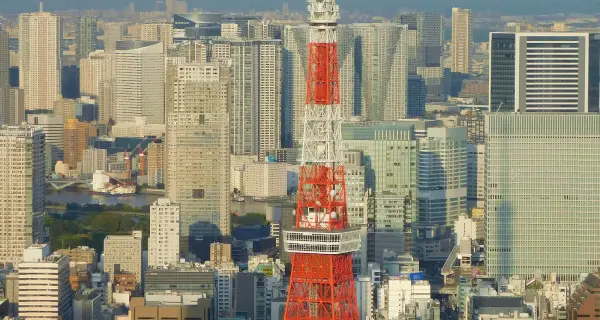 도쿄 · Tokyo Tower 실제 풍경
